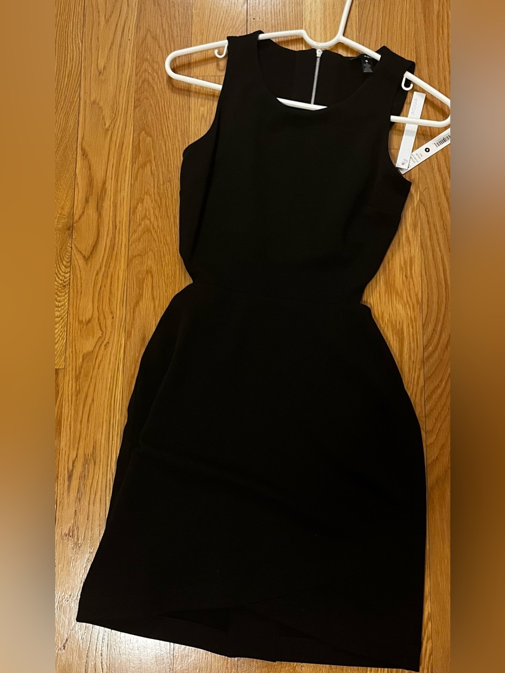 NWT Aqua Black Mini Cutout Side Dress